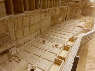 Illustration for article titled Man makes giant 13.4-foot-long space station with 282,000 matchsticks